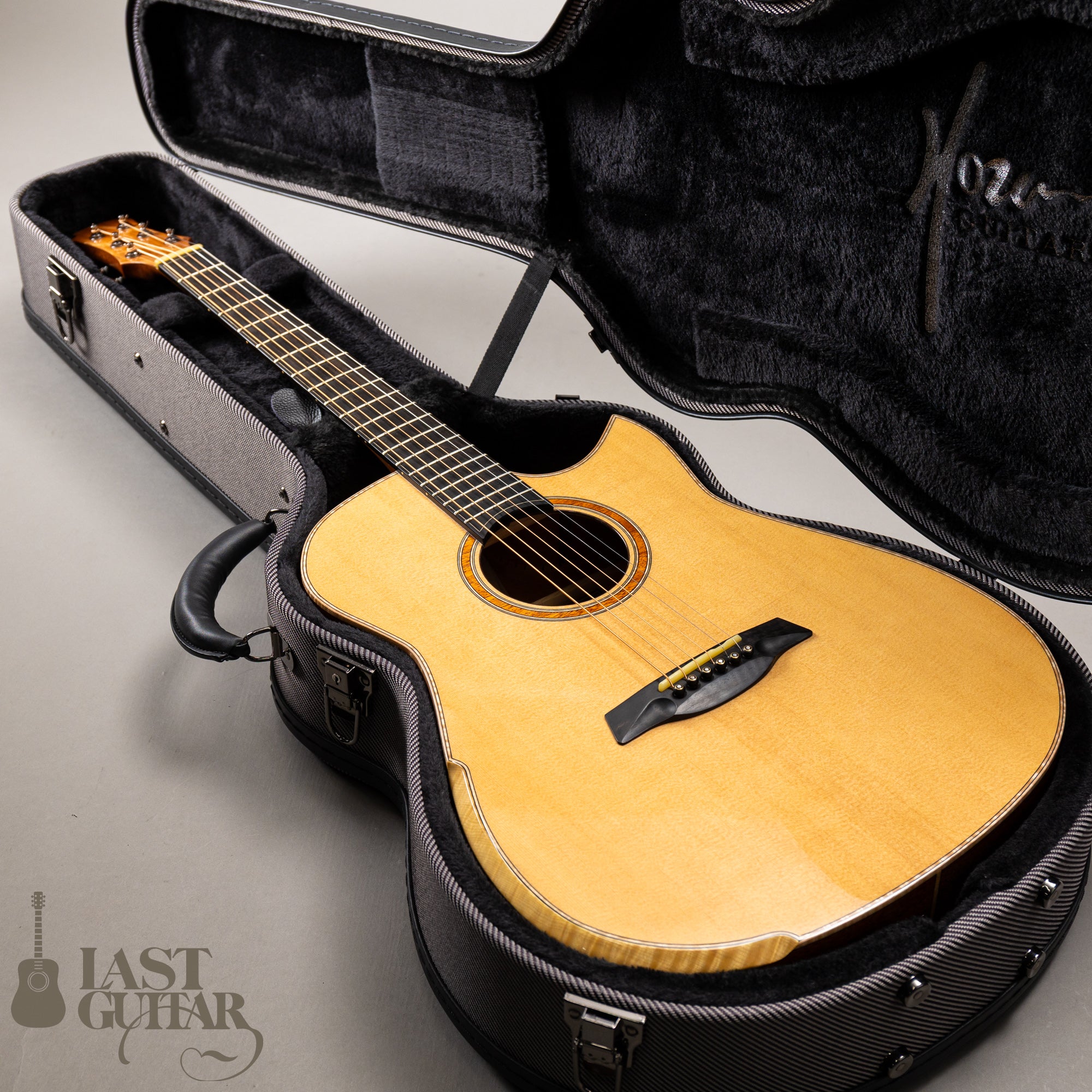 Hozen Guitars Black Label MD Torrefied Sitka Spruce African Mahogany