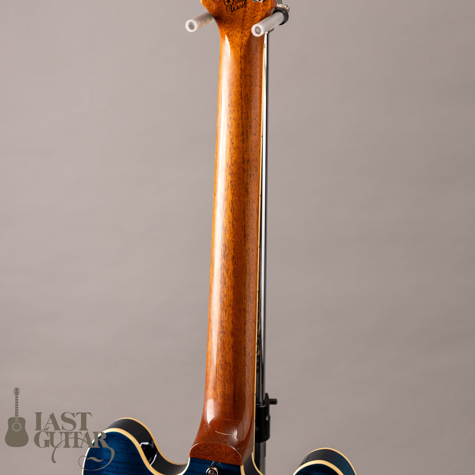 Lasting ESNOVA Curly Maple Humbucker Denim Burst